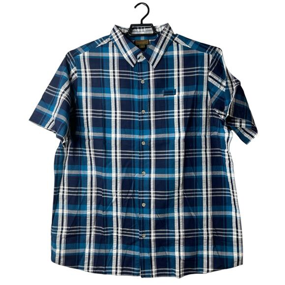 Boulder Creek‎ Men's Button Up Short Sleeve Shirt Size XL Big - Picture 1 of 7